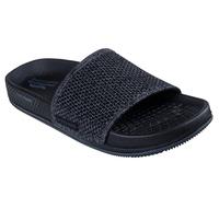 Skechers Damen On-The-go Arch Fit Hyper Slide W/Heather Knit Schiebe-Sandalen, schwarz/grau, 40 EU