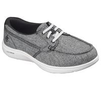 Skechers Damen On-the-go Flex Radiant Linen Boat ShoeBootsschuh | Lässige, luftgekühlte Goga-Matte, Ultra-Go-Dämpfung, maschinenwaschbar, vegan