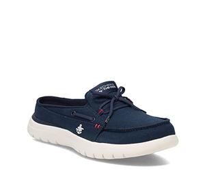 Skechers Damen On-The-go Flex-Salzwasser Bootsschuh, Navy, 40 EU Schmal