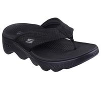 Skechers Damen On-The-go Massage Fit Sandal-Dawn Flipflop, Schwarz/Schwarz, 36.5 EU