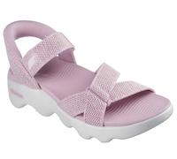 Skechers Damen On-The-go Massage Fit Sandal Hands Free Slip-ins W/Heathered Knit Fischersandale, Pink, 41 EU