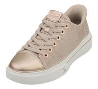 Skechers Damen One-Samt Snoop Hands Free Slip-In-Sneaker, Taupe, 39 EU