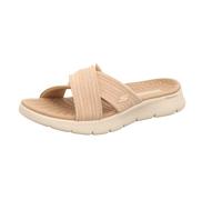 Skechers Damen-Pantolette GO WALK FLEX SANDAL - IMPRESSE Taupe-Beige 40