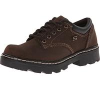 Skechers Damen Parties Mate Oxford Schuhe, Braun (Schokoladenbraunes Wildleder), 38.5 EU