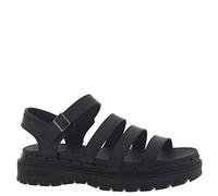 Skechers Damen Plateau Fisherman Fischersandale, Schwarz/Schwarz, 41 EU