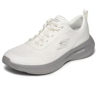 Skechers Damen Plush Foam Turnschuhe, Off White Mesh Dark Gray Trim, 40 EU