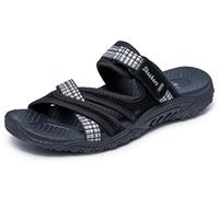 Skechers Damen Reggae-Color-Full Schiebe-Sandalen, Schwarz, 37 EU