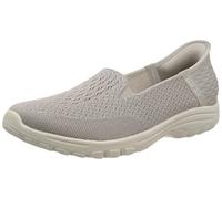 Skechers Damen Reggae Fest 2.0-Guiding Light Slip-ins Slipper, Taupe Mesh, 39 EU
