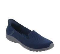 Slip-On Sneaker SKECHERS "REGGAE FEST 2.0-GUIDING LIGHT" Gr. 37, blau (navy) Damen Schuhe Sneaker mit gepolstertem Schaftrand (14870110-37)