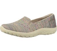 Skechers Damen Reggae Fest-Wicker-Engineered Knit Twin Gore Schlupfschuh (Weiden) flach, Beige (Taupe), 38.5 EU