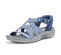 Skechers Damen Reggae-Morning Light Slide Sandale, Marineblau/blau, 43 EU