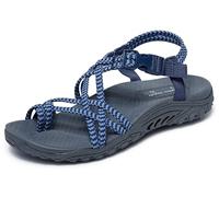 Skechers Damen Reggae-Perfect Duo Sportsandale, Marineblau/blau, 39 EU
