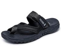 Skechers Damen Reggae-Ray of Charm Sportsandale, Schwarz/Schwarz, 37 EU