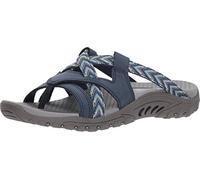Skechers Damen Reggae - Schalldicht - Zehensandalen mit Mehreren Riemen Sandale, Navy, 39 EU