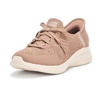 Skechers Damen Reggae Sew Me - Boho Woven Strappy Slingback Sneaker, Mokka = Moc, 8 Wide