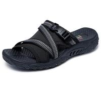 Skechers Damen Reggae - Slide Thru-Sandale, Schwarz, 37 EU