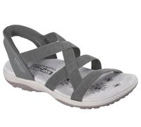 Skechers Damen Sandalen 163460 OLV Reggae Slim - Stretch Flex olive normal 39 EU