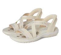 Skechers Damen Reggae Slim-Summer Sparkle Sandalen, Natürlich, 37 EU