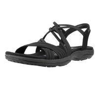 Skechers Damensandalen Reggae Slim Sunnyside Vegan Schwarz Gr. 38