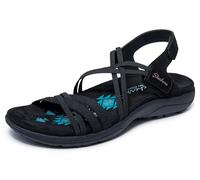 Skechers Damen Sandals, Black, 41 EU