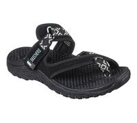 Skechers Damen Reggae-Trailway Flipflop, Schwarz, 42 EU