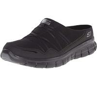Skechers Mädchen Easy Going-Latte-Twin Gore Slip-on Open Back Hausschuh, Schwarz