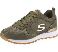 Skechers Damen retros-og 85-gold riem Sneaker, Olive Suede Nylon Mesh Rose Gold Trim Old, 38.5 EU