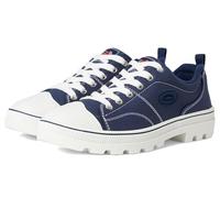 Skechers Damen Roadies-true Roots Sneaker, Blau Navy Canvas White Leather Trim Nvy, 38.5 EU