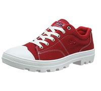 Skechers Damen Roadies-true Roots Sneaker, Red Canvas White Leather Trim Red, 37.5 EU