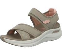Skechers Women's Arch Fit 2.0 Sandal Feelin' Bright Flat, Taupe, 38 EU