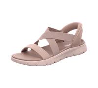 Skechers Damen Sandale Go Walk Flex Glimmer Up - freihändig anziehbare Slip-ins - Taupe 39
