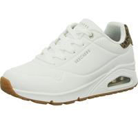 Skechers Damen Schnürschuhe 177093 WHLD Uno - Jungle Nite white/leopard normal 42 EU