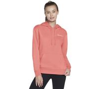 Skechers Damen Signature Pullover Hoodie Hooded Sweatshirt, Coral,