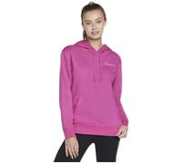 Skechers Damen Signature Pullover Hoodie Hooded Sweatshirt, Pink,