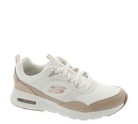Skechers Damen Skech Air Court Cool Avenue, Natural Taupe Leather Natural Mesh Pink Tri, 39.5 EU