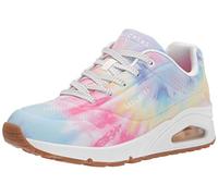 Skechers Tie Dye Printed Upper Lace Up Fashion Sneaker Damen 38 bunt