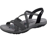 Skechers Damensandalen REGGAE SLIM – dunkelgrau, Größe 41
