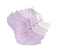 Skechers Damen Slip-ins 6-Pack Performance No Show Liners, Lightweight & Breathable Mesh Socken, Orchid Bloom/Pink a Boo, 9-11