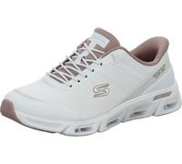 Skechers Damen Slipper 104616 WTPK Glide-Step Gratify Everyday Bliss Weiß/Pink Größe 38