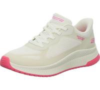 Skechers Damen Slipper 117624 WPK BOBS Squad 4 - Staple Look white/pink normal 41 EU