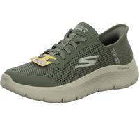 Skechers Damen Go Walk Flex Grand Entry Sneaker, olivgrün, 39 EU