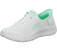 Skechers Damen Slipper GO WALK Flex Grand Entry 124836 WMNT Weiß/Mint Größe 38