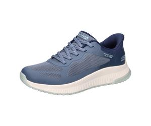 Skechers Damen Slipper Bobs Squad 4-Staple Look 117624-BLMT 40 Blau