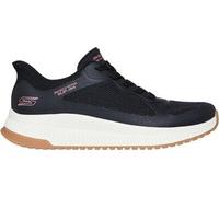 SKECHERS Damen Slipper BOBS SQUAD 4-STAPLE LOOK BLACK - Gr. - 39
