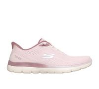 SKECHERS Damen Slipper Da ENGINEERED MESH FLAT KNOTTED BUNGEE (150341) 37 Rot