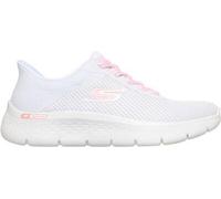 SKECHERS Damen Slipper GO WALK Flex™ - CARLA WHITE PINK - Gr. - 37