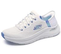 Skechers Damen-Sneaker Arch Fit 2.0 Easy Chic, Wbl=Weiß/Blau, 42 EU