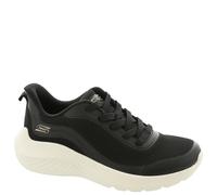 Skechers Damen Bobs Squad Waves-Still Wading Sneaker, Schwarz, 38 EU