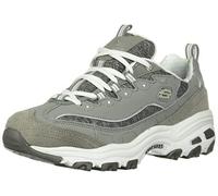 Skechers Damen Sneaker D´Lites BIGGEST FAN, Grau (grau/weiß), 40 EU W