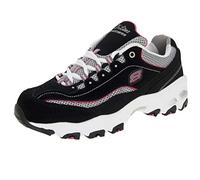Skechers Damen Sneaker D´Lites BIGGEST FAN, Schwarz (Black (Bkwp)), 36.5 EU XW